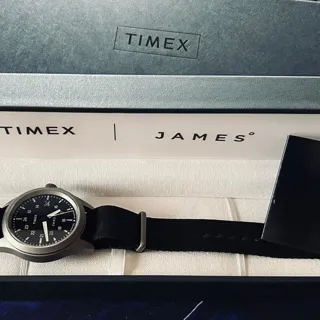 Timex TW2V26100 41mm Titanium Black