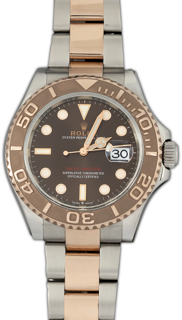 Rolex Yacht-Master 126621 40mm Rose gold and Stainless steel Brown