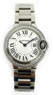 Cartier Ballon Bleu 28mm W4BB0015 28mm Stainless steel White