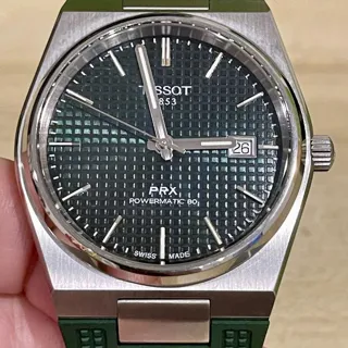 Tissot PRX T137.407.11.091.00 40mm Stainless steel Green