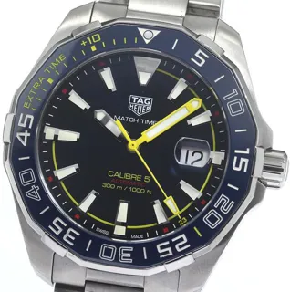 TAG Heuer Aquaracer 300M WAY201H 44mm Stainless steel Blue