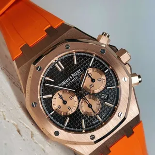 Audemars Piguet Royal Oak 26331OR.OO.D821CR.01 41mm Rose gold Brown