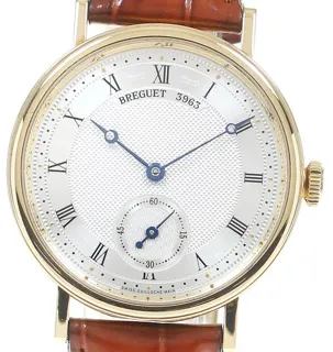 Breguet Classique 5907 34mm Yellow gold Silver