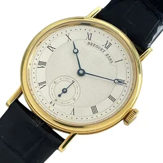 Breguet Classique 5907BA 34mm Yellow gold Silver