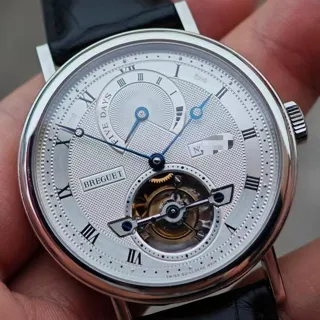 Breguet Classique Complications 5317pt/12/9v6 39mm Platinum Silver