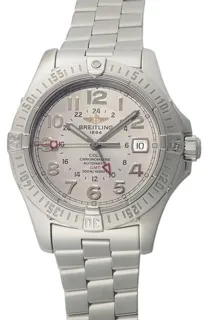 Breitling Colt GMT A32350 40mm Stainless steel Silver