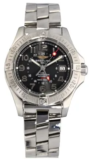 Breitling Colt GMT A32350 40mm Stainless steel Gray