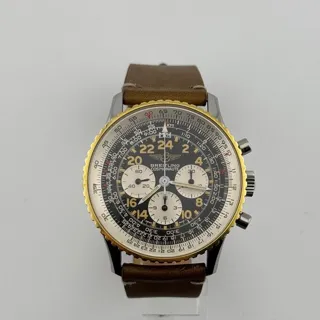 Breitling Navitimer 81600 41mm Yellow gold and Stainless steel Black