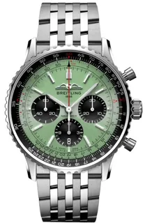 Breitling Navitimer AB0138241L1A1 43mm Stainless steel Green