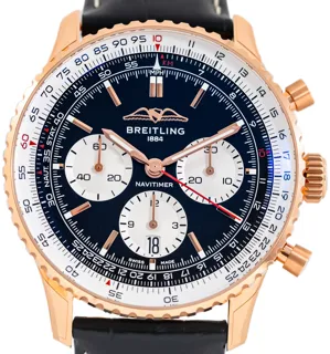 Breitling Navitimer RB0138 43mm Rose gold Black