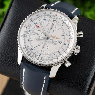 Breitling Navitimer World A24322 46mm Stainless steel Silver