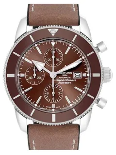 Breitling superoc A1331233/Q616 46mm Stainless steel Brown