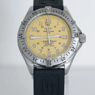 Breitling Superocean A17345 41mm Stainless steel Yellow