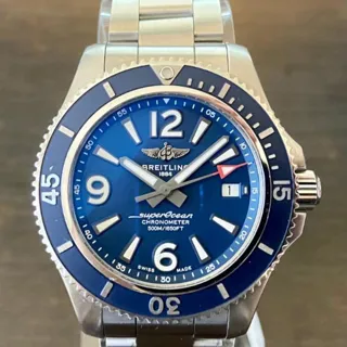 Breitling Superocean A17366D81C1A1 42mm Stainless steel Blue