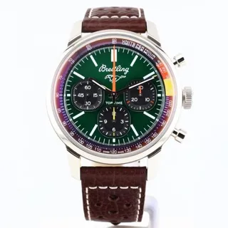 Breitling Top Time AB0176 41mm Stainless steel Green