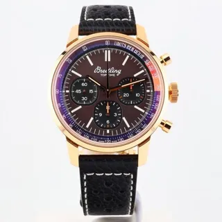 Breitling Top Time RB0176 41mm Rose gold Brown