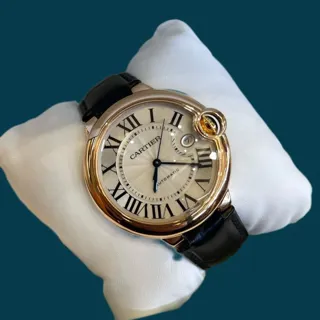 Cartier Ballon Bleu 42mm W6900651 42mm Rose gold White