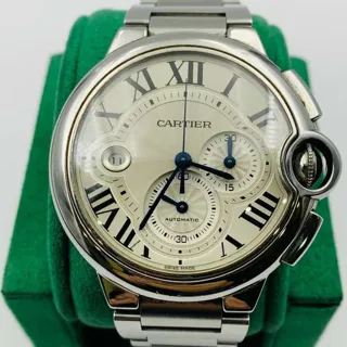 Cartier Ballon Bleu 44mm W6920076 44mm Stainless steel Silver