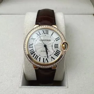 Cartier Ballon Bleu W6900456 36mm Rose gold White