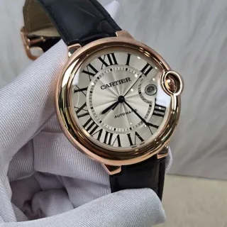 Cartier Ballon Bleu WGBB0017 42mm Rose gold White