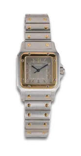 Cartier Santos Yellow gold and Stainless steel Bronze