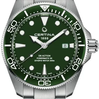 Certina DS Action C032.607.11.091.00 43mm Stainless steel Green