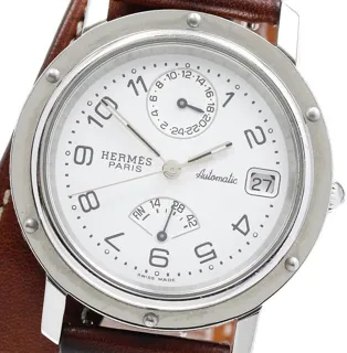 Hermès Clipper CL5.710 36mm Stainless steel White