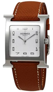 Hermès H-hour 036831WW00 Stainless steel White