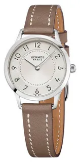 Hermès Nantucket 041733WW00 25mm Stainless steel Silver