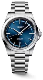 Longines Conquest L38304926 41mm Stainless steel Blue