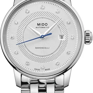 Mido Baroncelli M0372071103601 30mm Stainless steel Silver