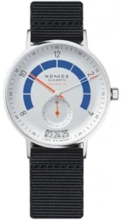 NOMOS Autobahn 1303 Stainless steel White