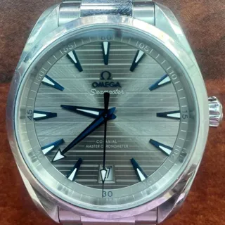 Omega Aqua Terra 220.10.41.21.06.001 41mm Stainless steel Gray