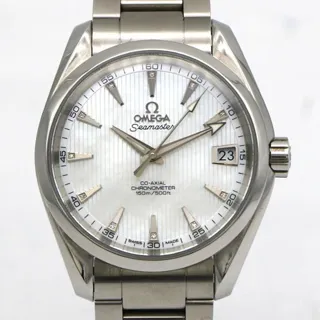 Omega Aqua Terra 231.10.39.21.55.001 38.5mm Stainless steel White