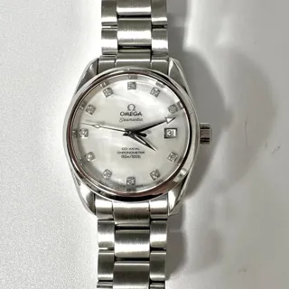 Omega Aqua Terra 2504.75.00 36mm Stainless steel White