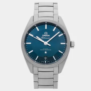 Omega Globemaster 130.30.39.21.03.001 39mm Stainless steel Blue