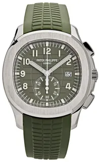 Patek Philippe Aquanaut 5968G-010 42mm White gold Green