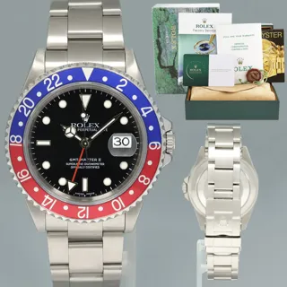 Rolex GMT-Master II Pepsi 16710 Stainless steel Black