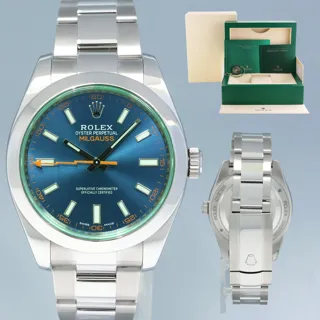 Rolex Milgauss 116400GV Stainless steel Blue