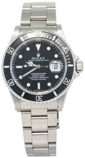 Rolex Submariner 16610 40mm Stainless steel Black