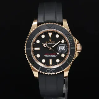 Rolex Yacht-Master 116655-0001 Ceramic and Rose gold Black