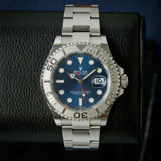 Rolex Yacht-Master 126622-0002 40mm Platinum and Stainless steel Blue