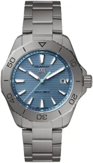 TAG Heuer Aquaracer WBP1182.BF0000 40mm Titanium Blue