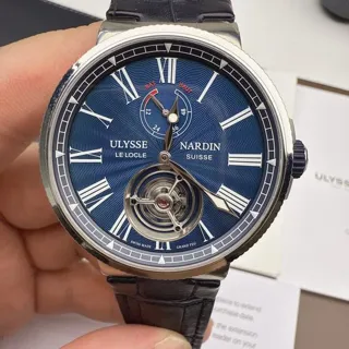 Ulysse Nardin Marine Tourbillon 1283-181/E3 43mm Stainless steel Blue