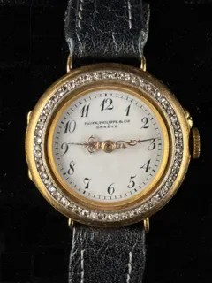 Patek Philippe 25mm Yellow gold White