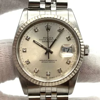 Rolex Datejust 36 16234 36mm Stainless steel Silver