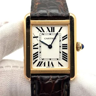 Cartier Tank Solo W5200024 30mm Rose gold Silver