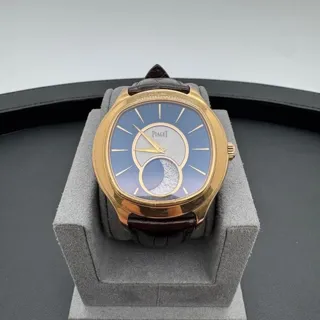 Piaget Emperador G0A34022 46.5mm Rose gold Blue