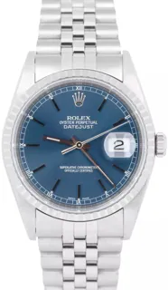 Rolex Datejust 36 16220 Stainless steel Blue