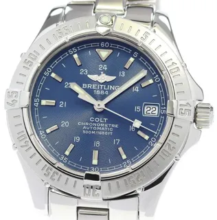 Breitling Colt A17350 38mm Stainless steel Blue